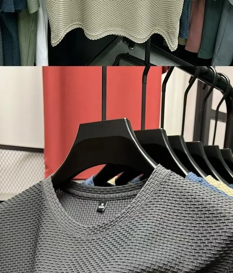 Bamboo Mesh Ice Silk T-shirt